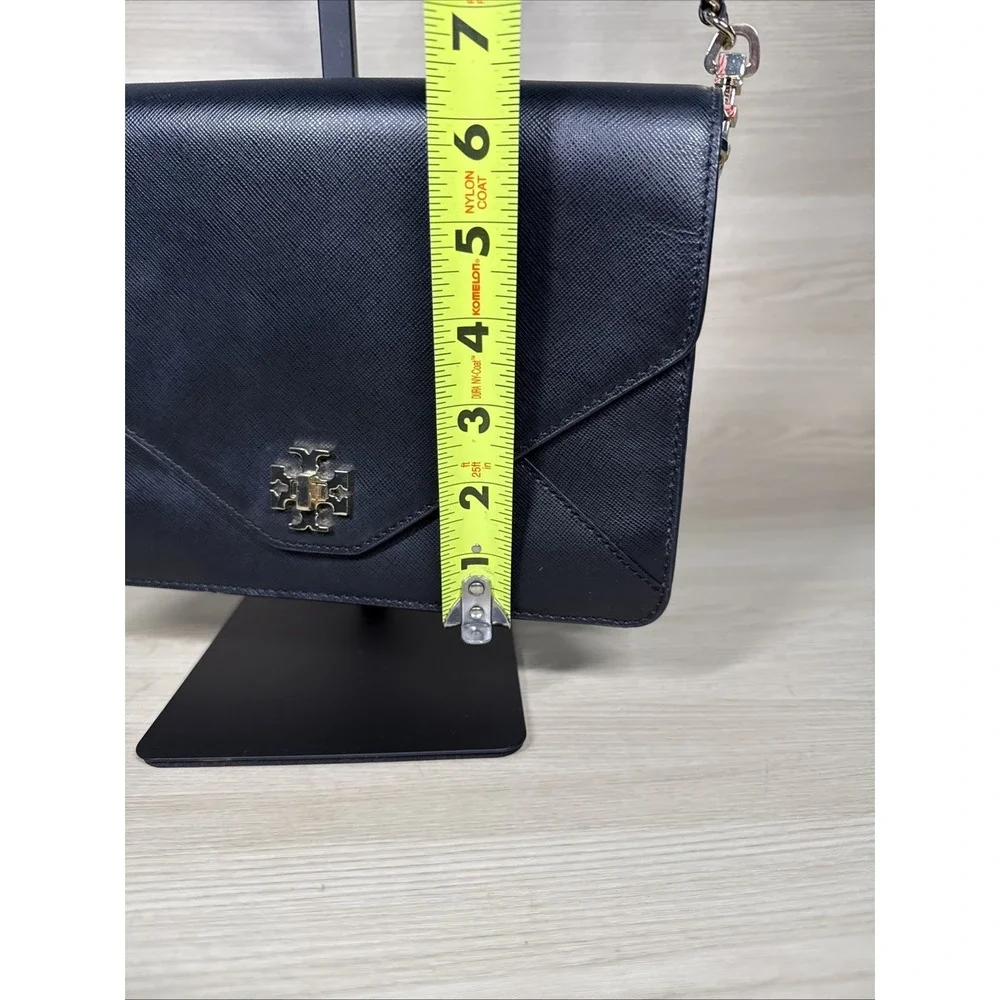 Tory Burch Kira Clutch Shoulder Envelope Cross Body‎ Purse Removable Gold Chain